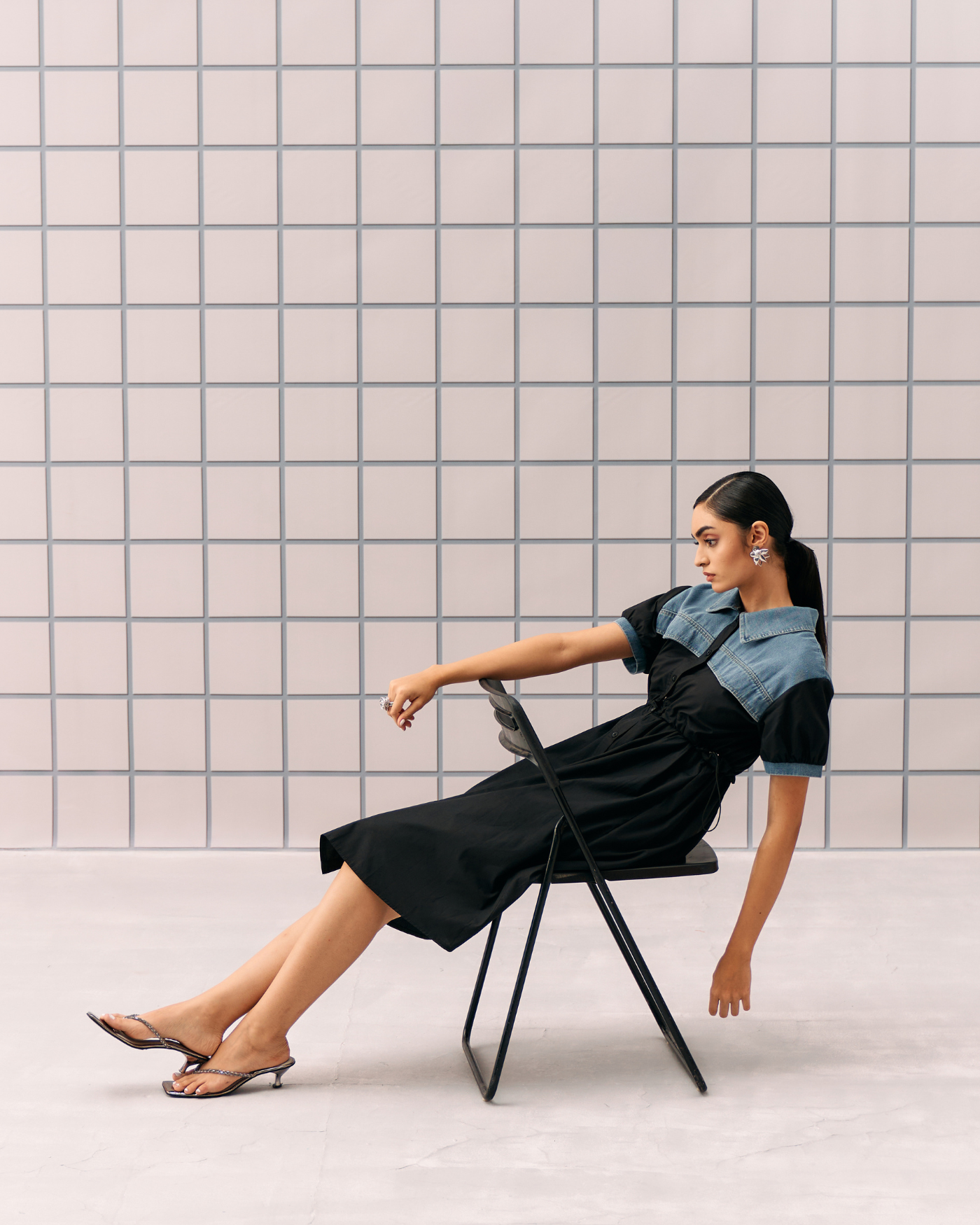 BLACK CORON DRESS
