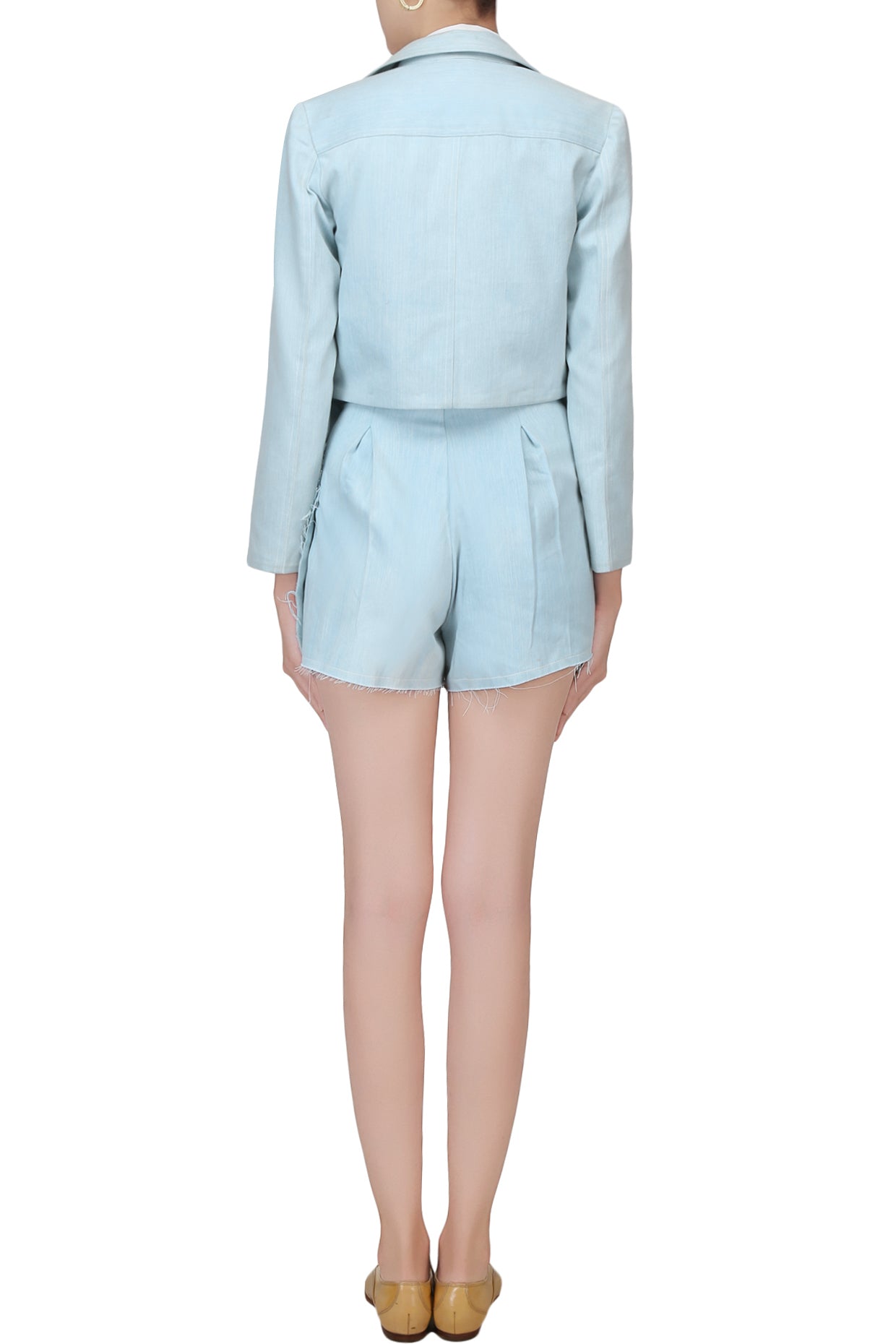 POWDER BLUEWASHED DENIM JACKET