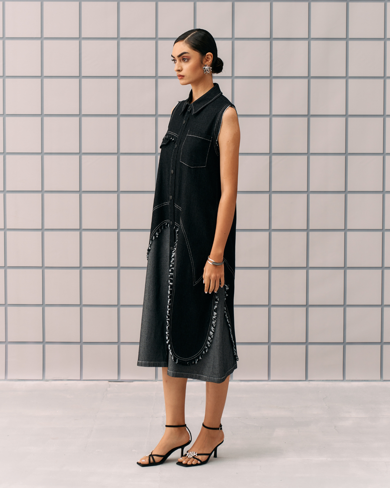 BLACK ARELLA DRESS