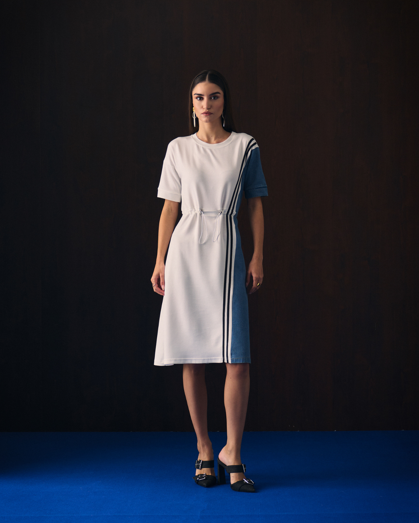 WHITE ERES  DRESS