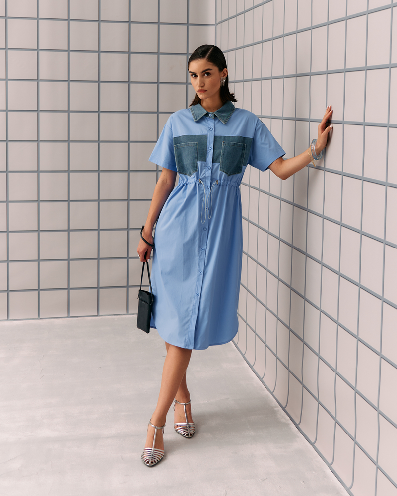 POWDER BLUE ALLES DRESS