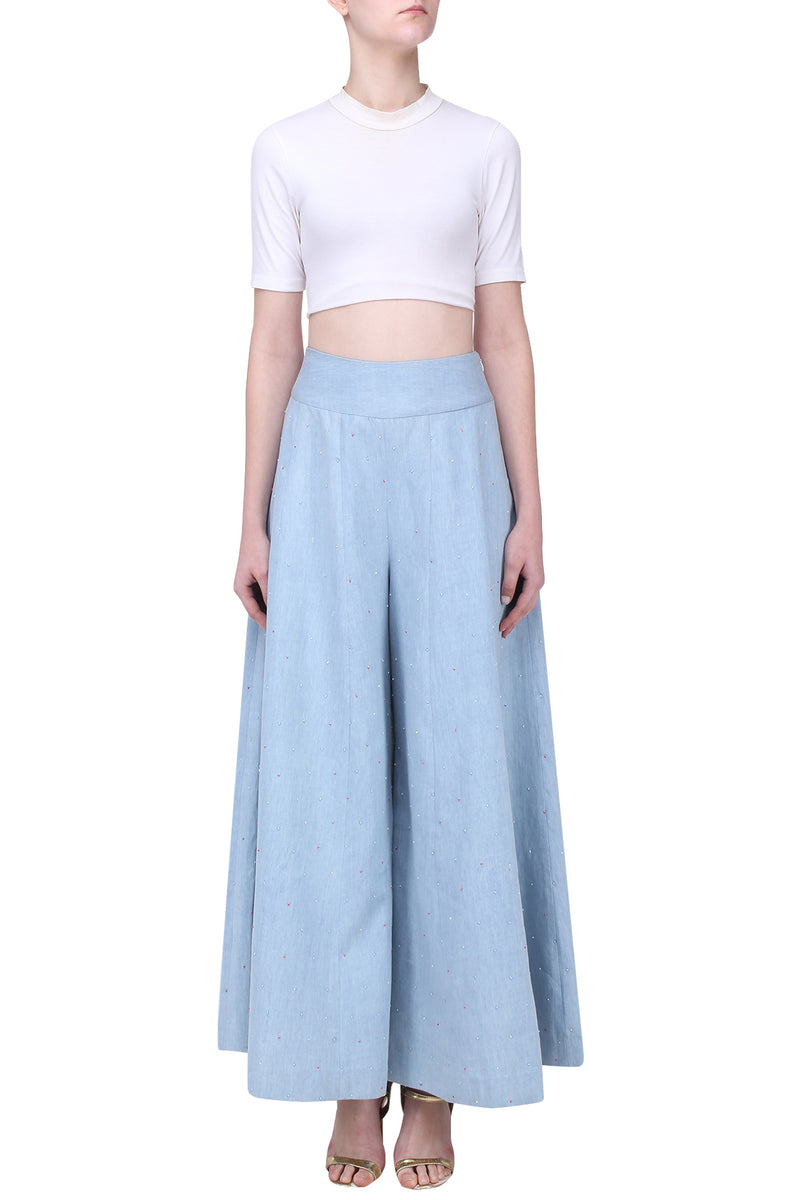 SKY BLUE DENIM PANT