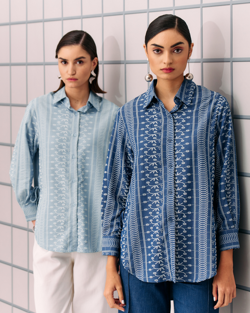 SKY BLUE ALEMAI SHIRT