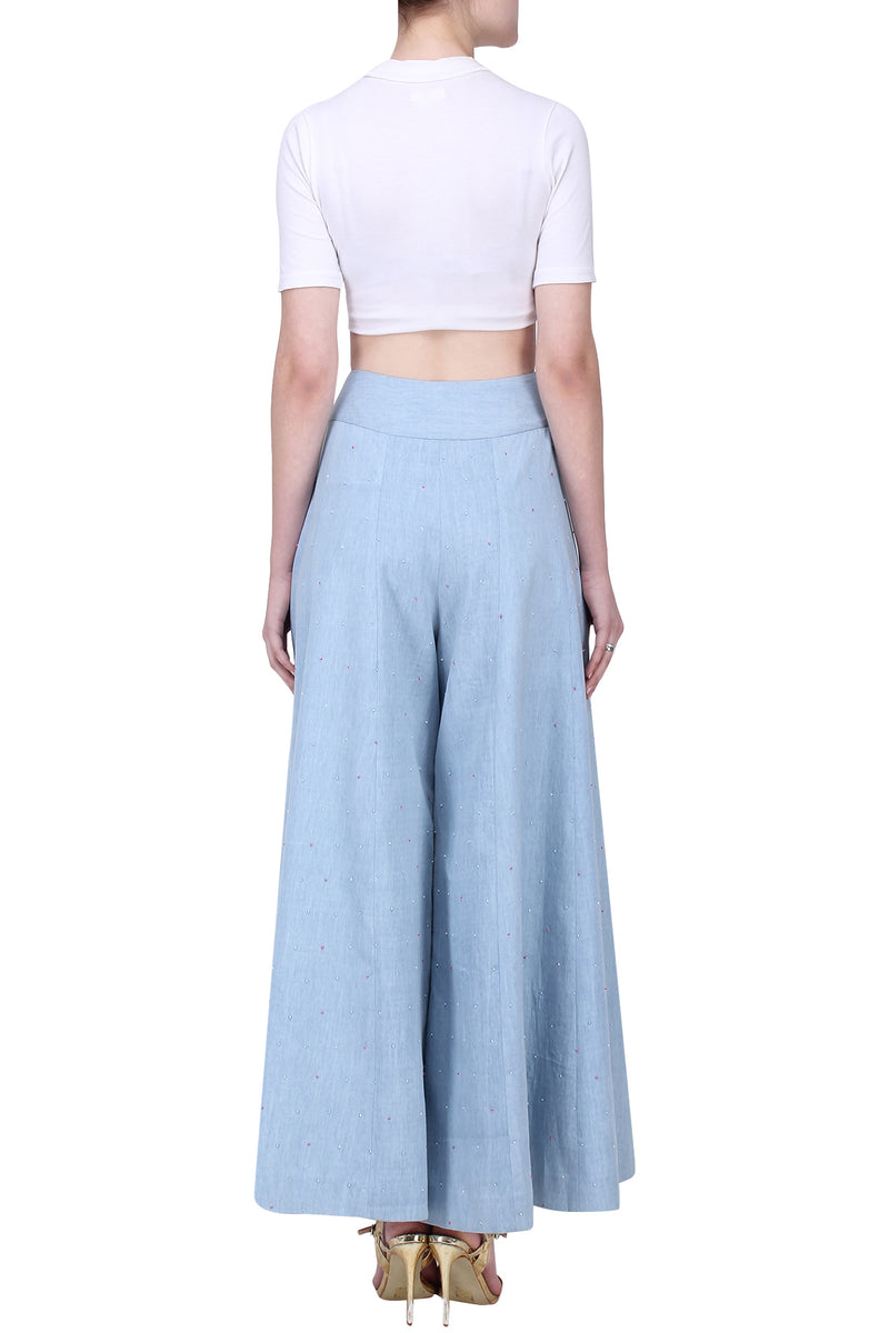 SKY BLUE DENIM PANT