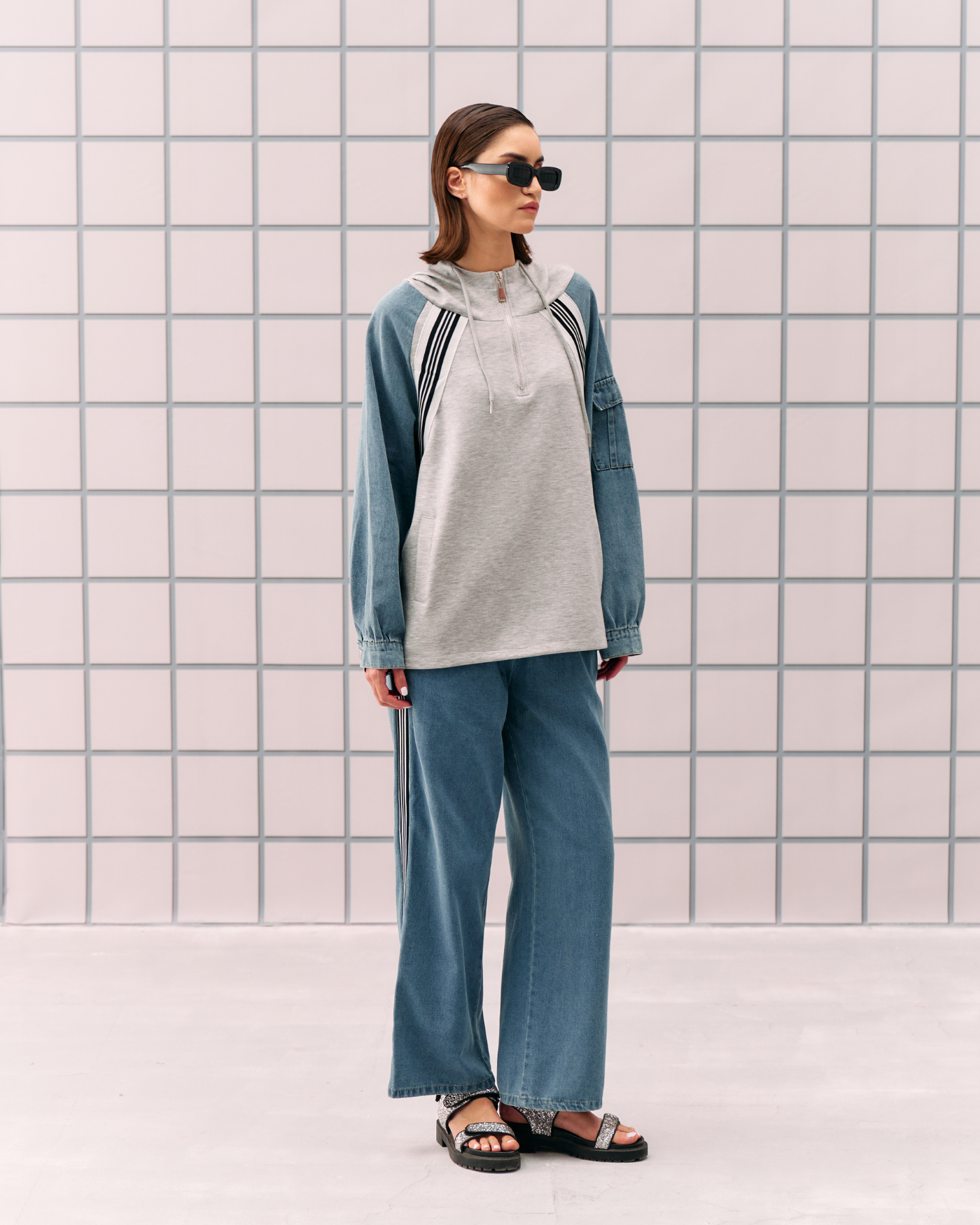 GREY SILSILA COORD SET