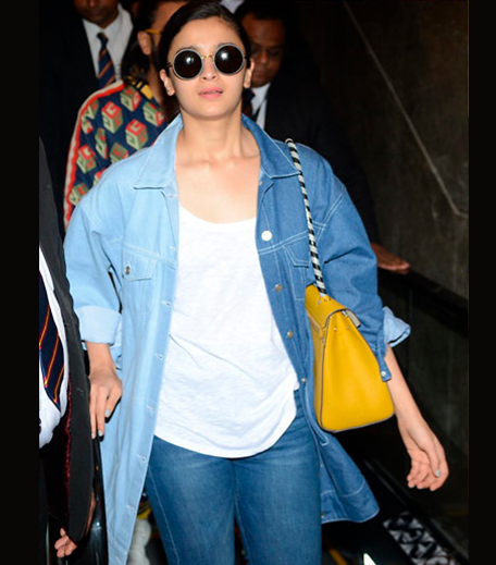 SKY AND DARK BLUE OVERSIZED JACKET