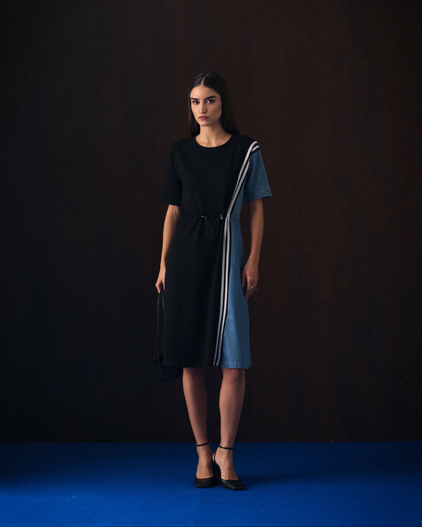 BLACK ERES DRESS