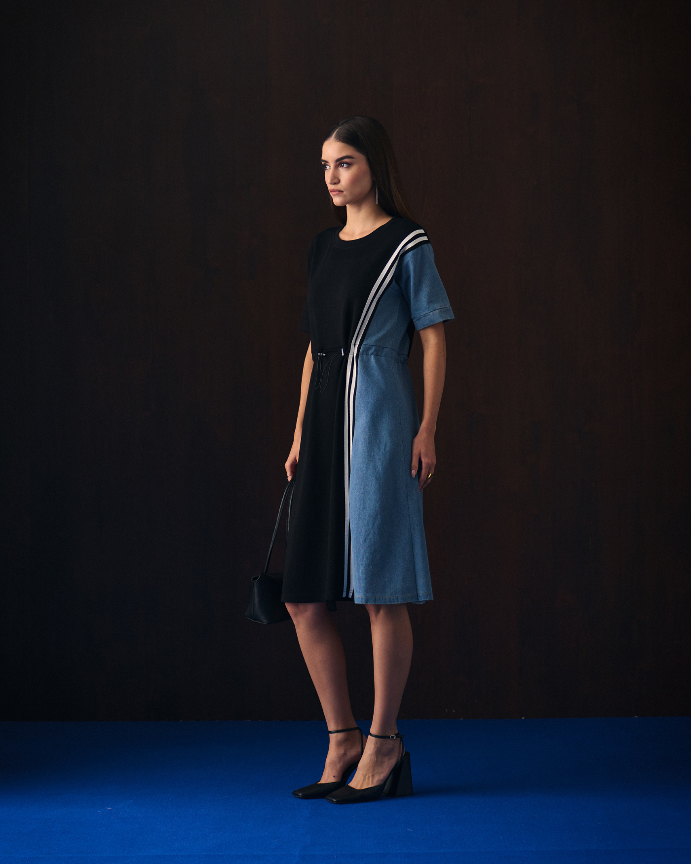 BLACK ERES DRESS