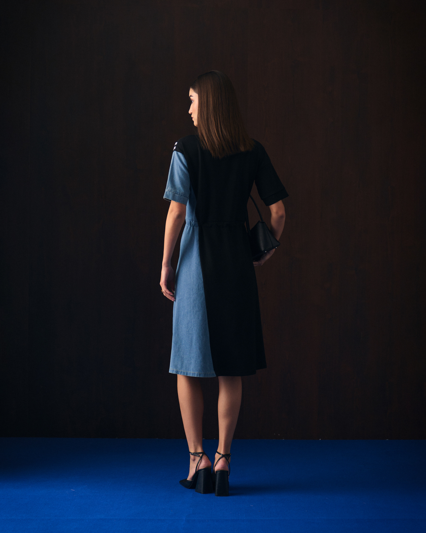 BLACK ERES DRESS