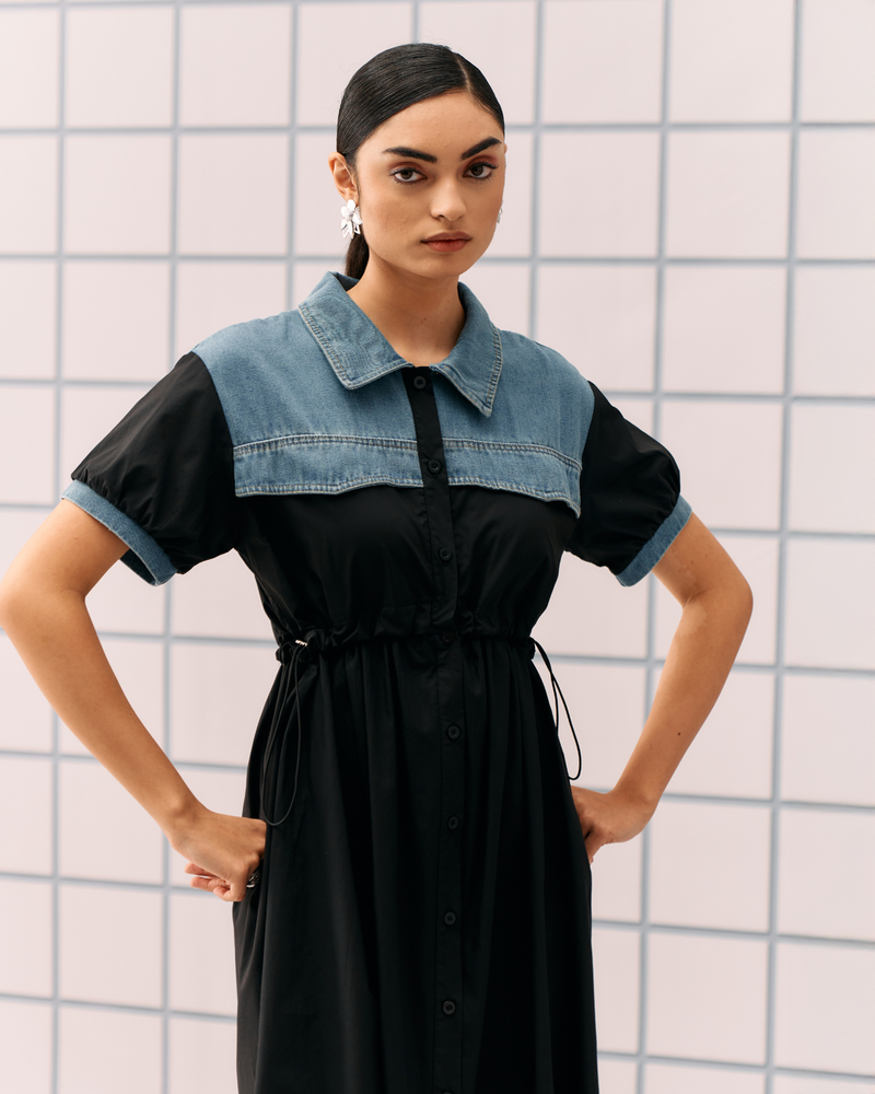 BLACK CORON DRESS