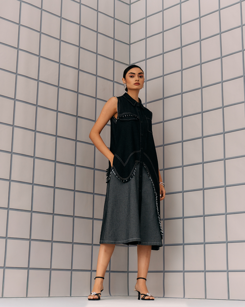 BLACK ARELLA DRESS