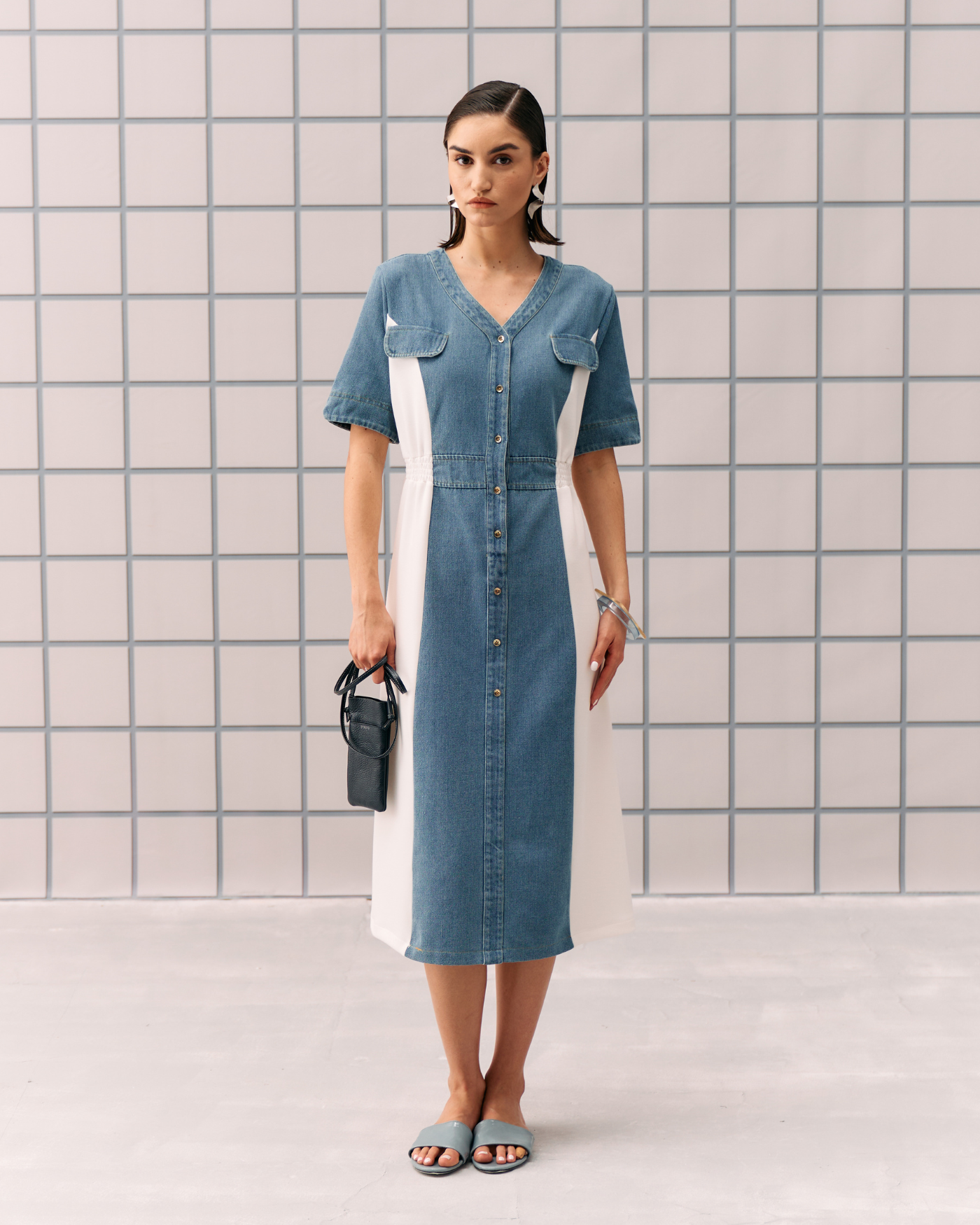 WHITE NIMALA DRESS