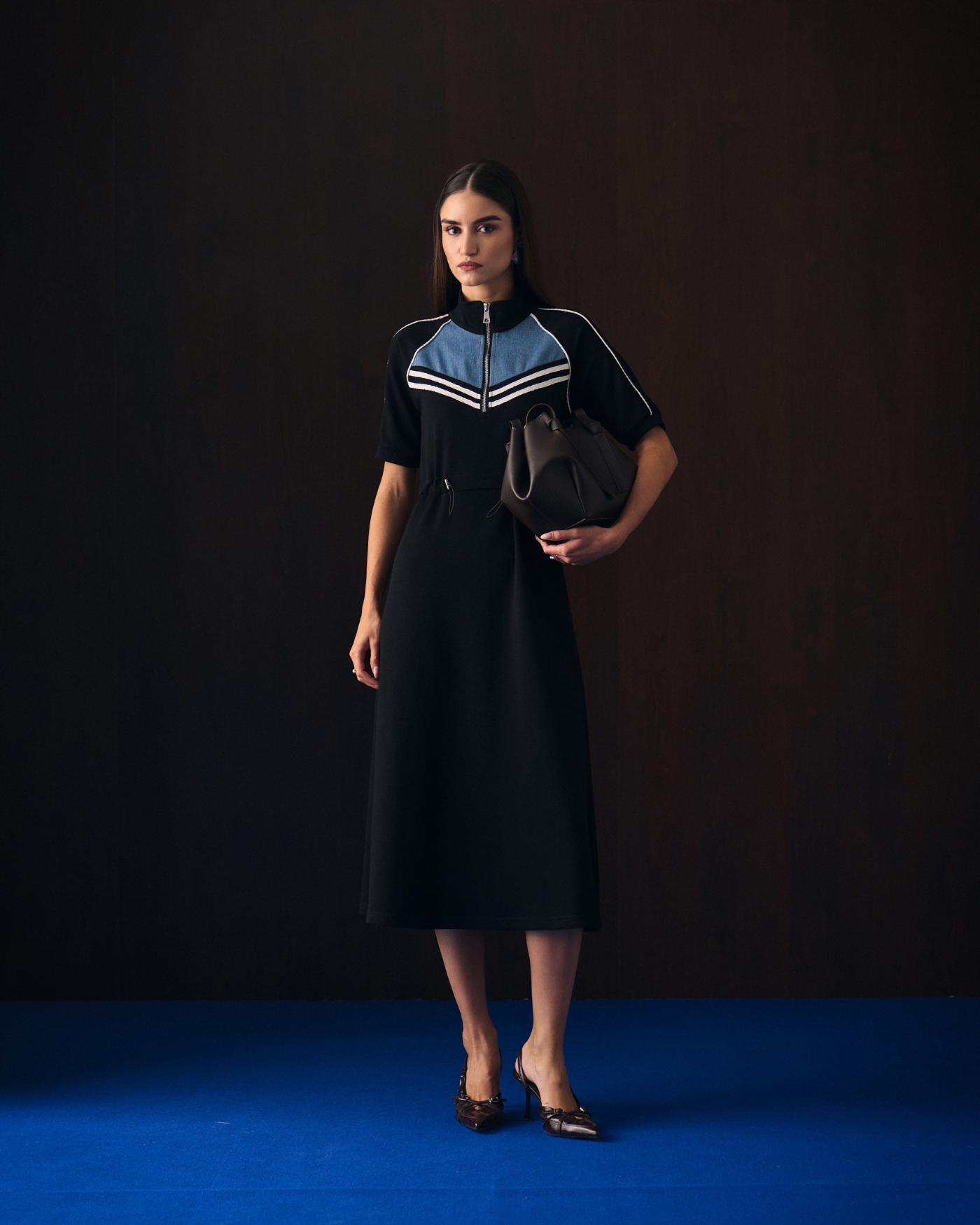 BLACK IZILS DRESS