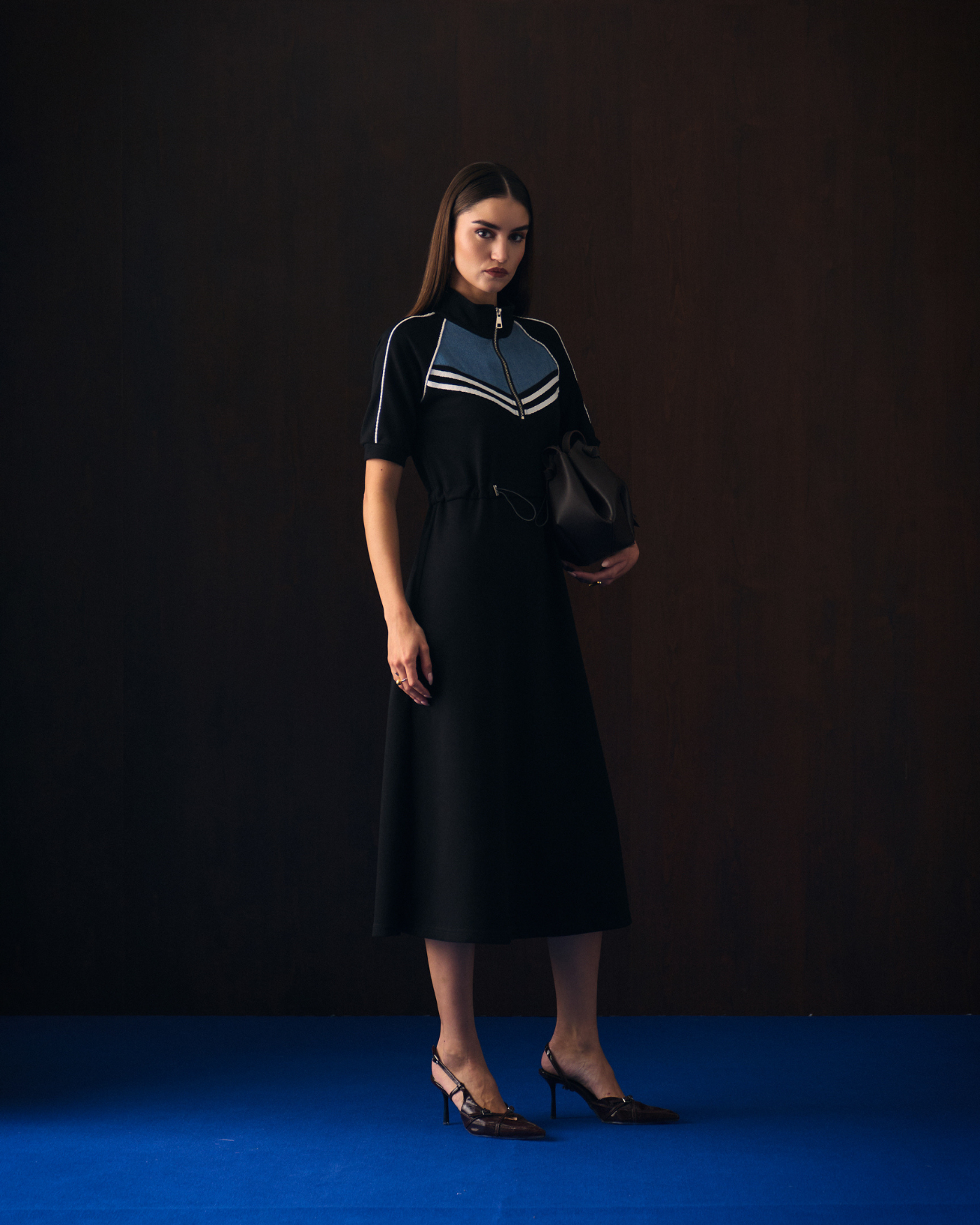 BLACK IZILS DRESS