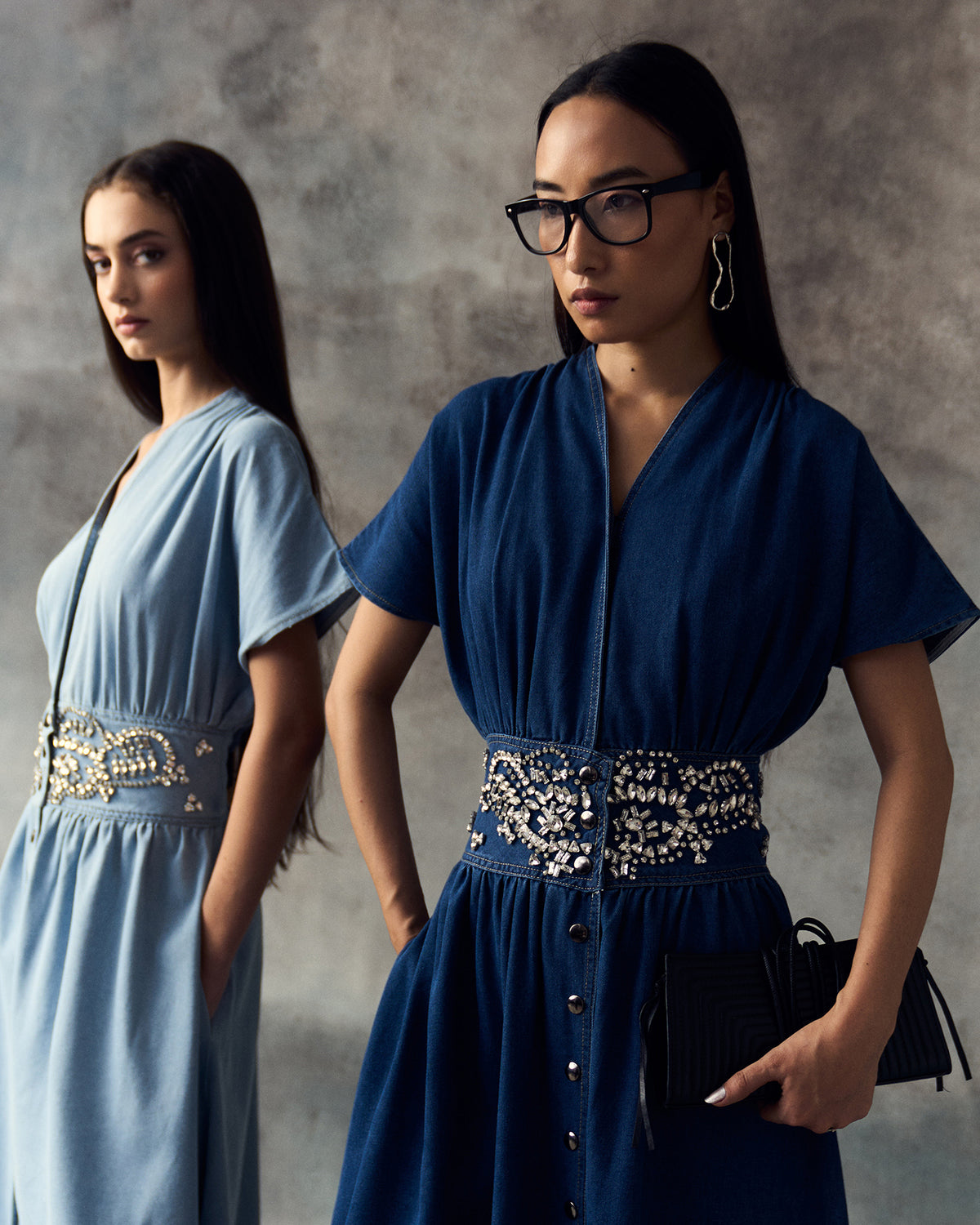 DARK BLUE ANISE DRESS