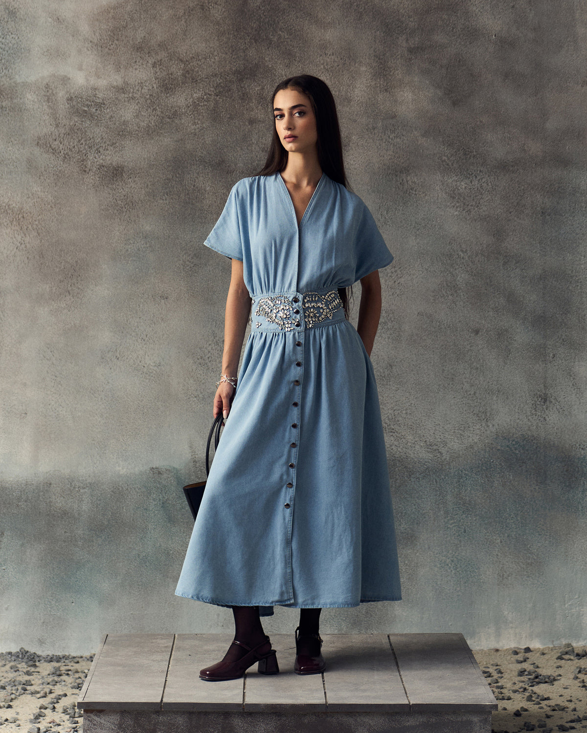 SKY BLUE ANISE DRESS