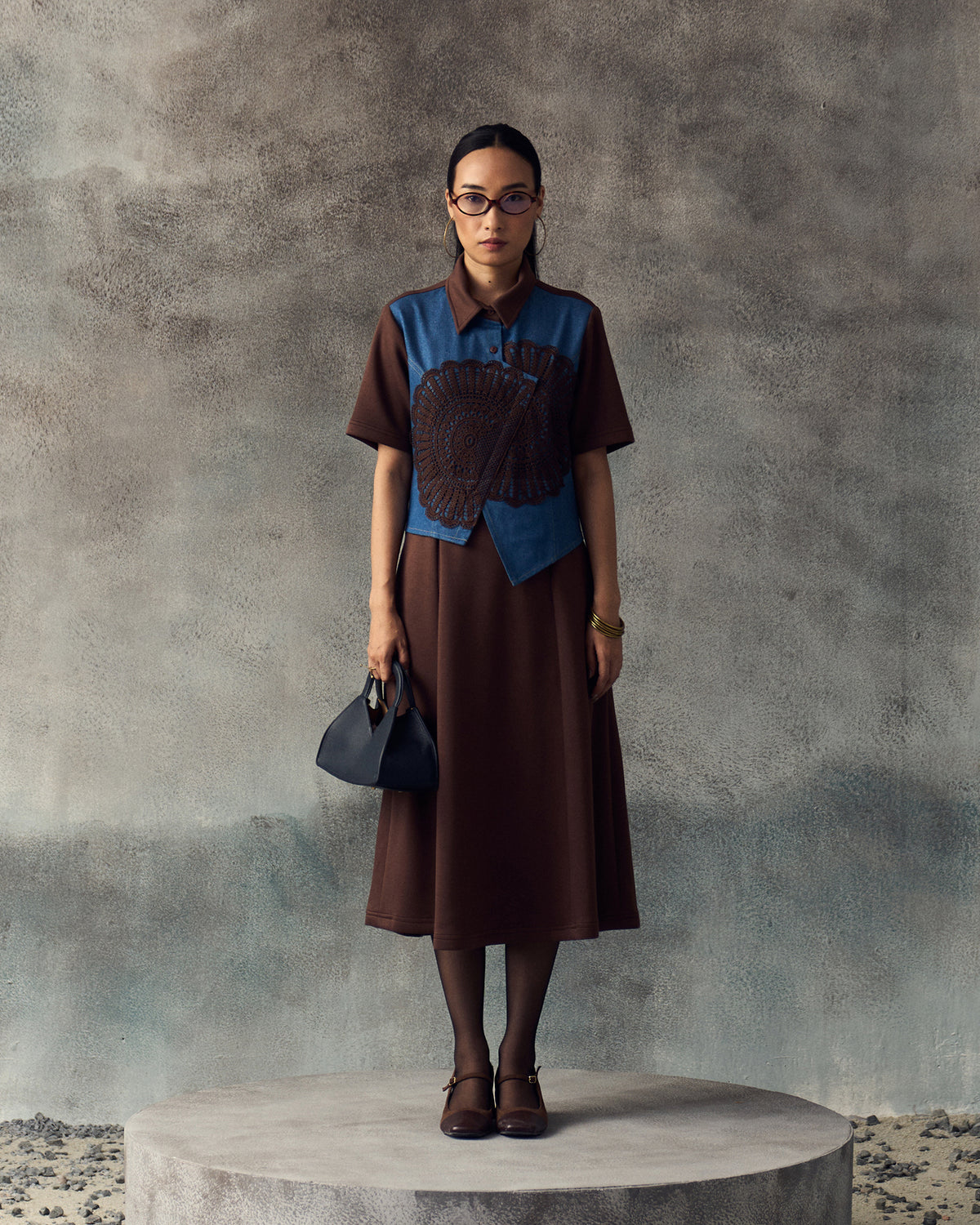 BROWN AVERY DRESS