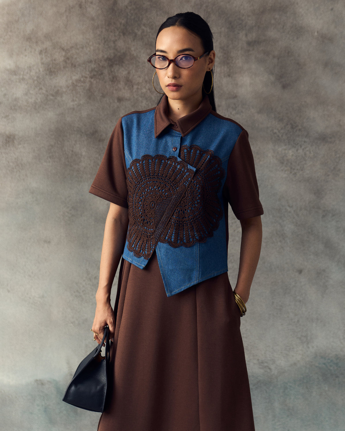 BROWN AVERY DRESS