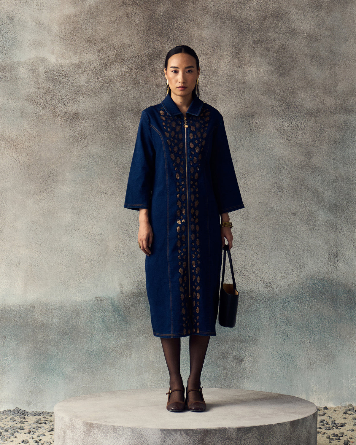 BLUE LANNA DRESS
