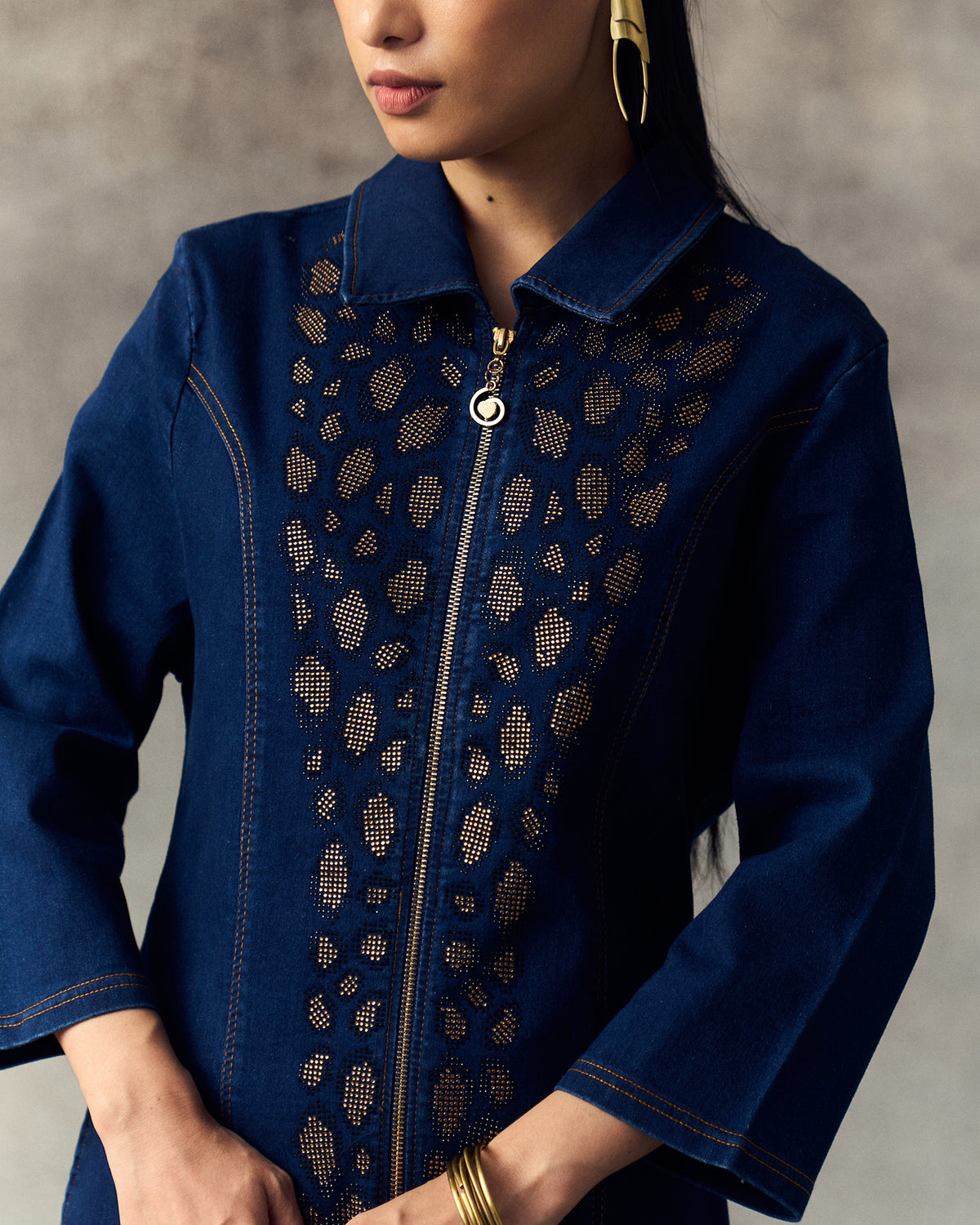 BLUE LANNA DRESS