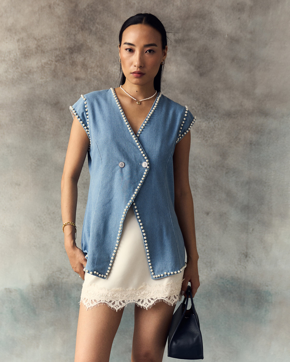 SKY BLUE MOLI WAISTCOAT