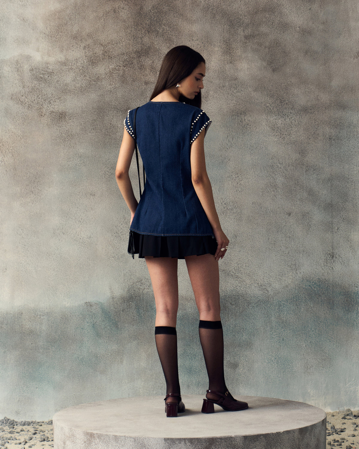 DARK BLUE MOLI WAISTCOAT