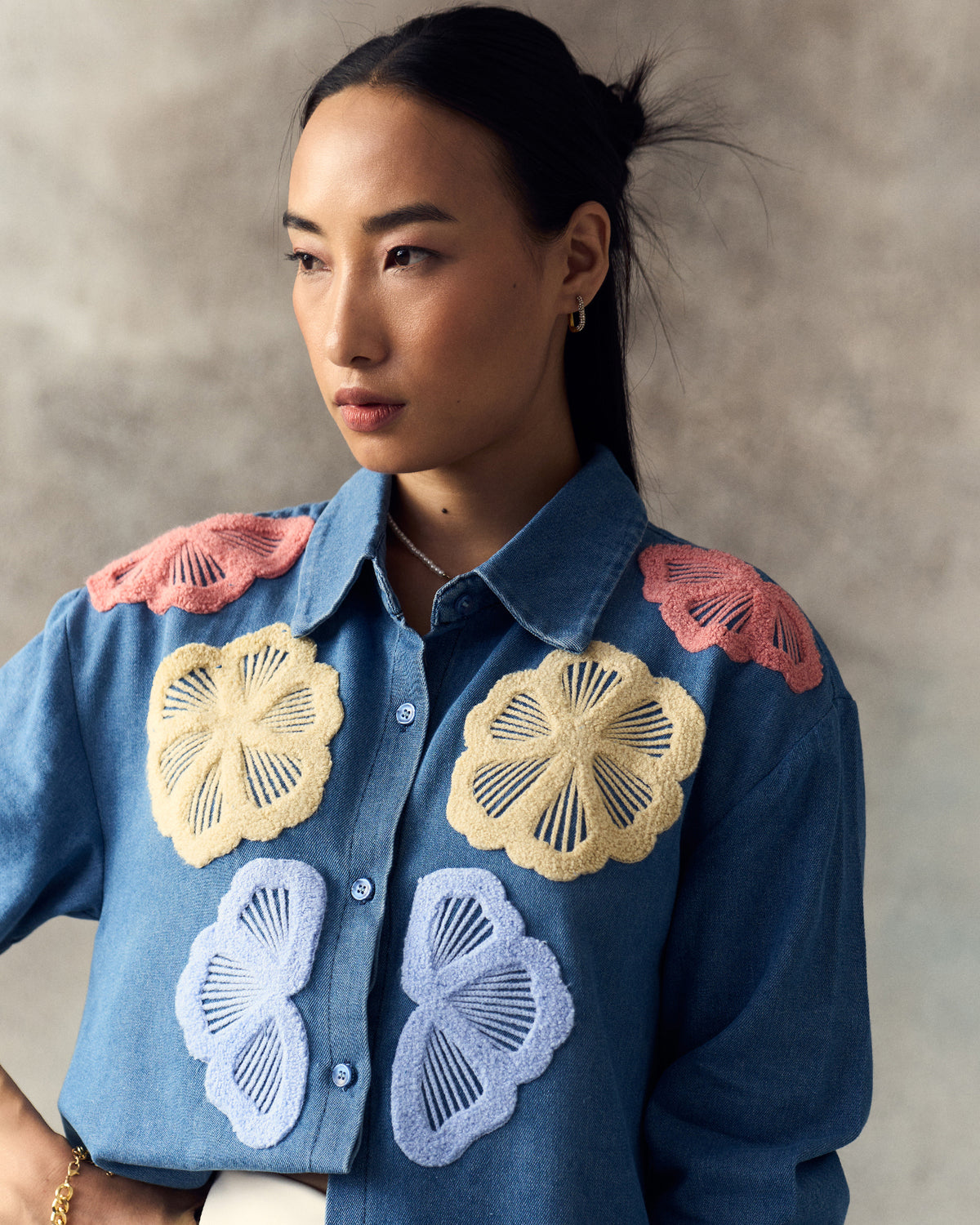 SKY BLUE SEINA SHIRT
