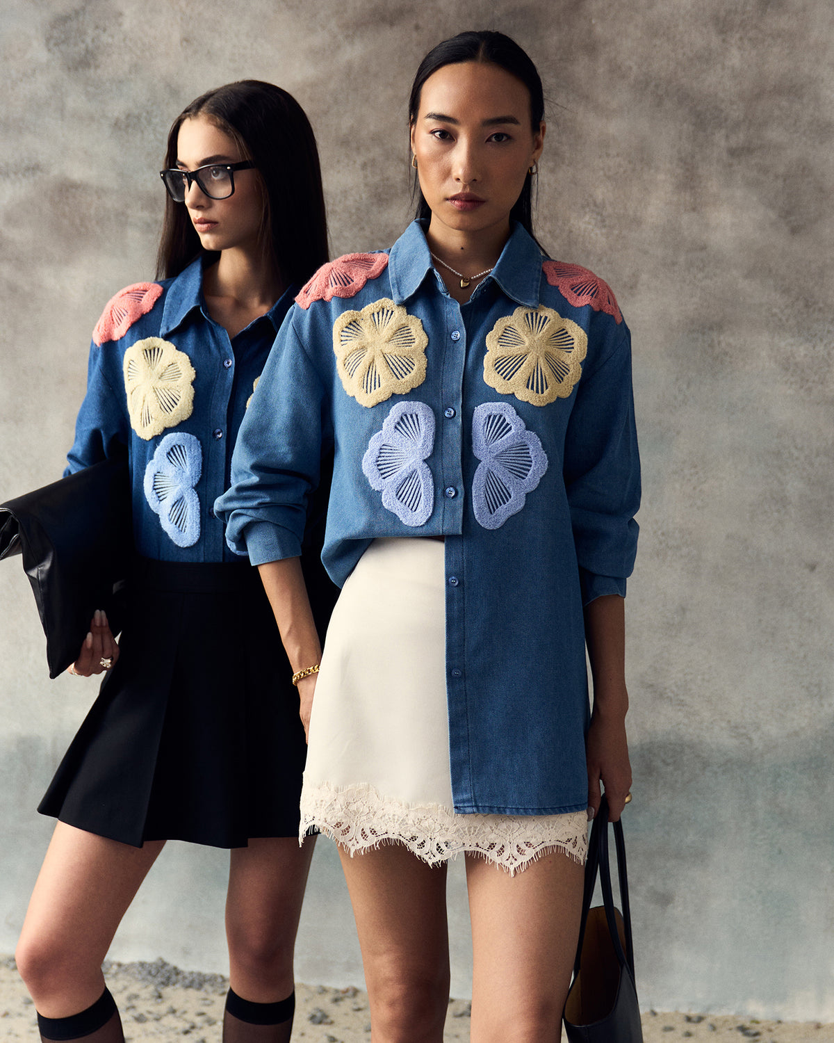 DARK BLUE SEINA SHIRT