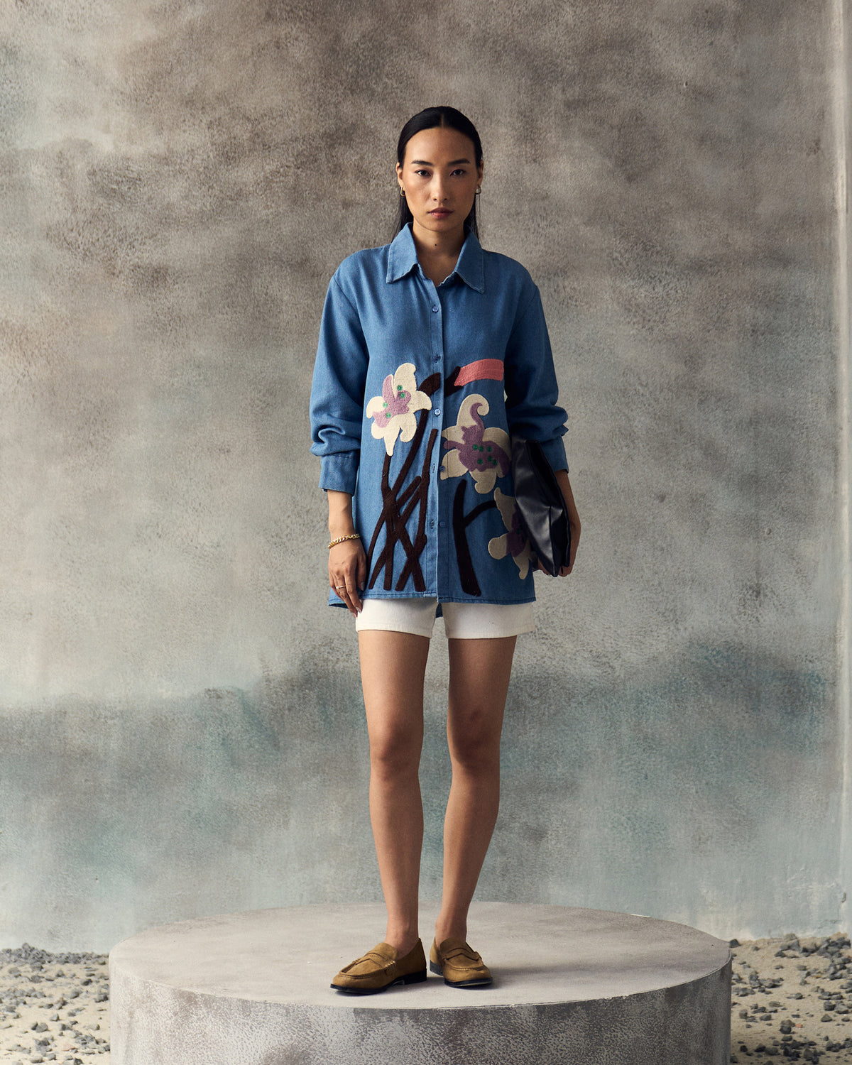 SKY BLUE LEINA SHIRT