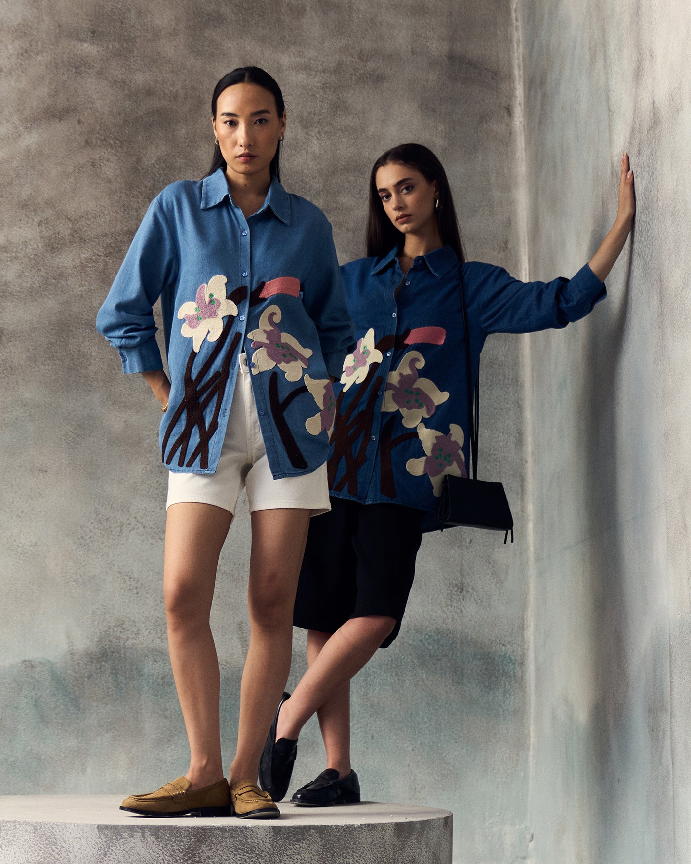 DARK BLUE LEINA SHIRT