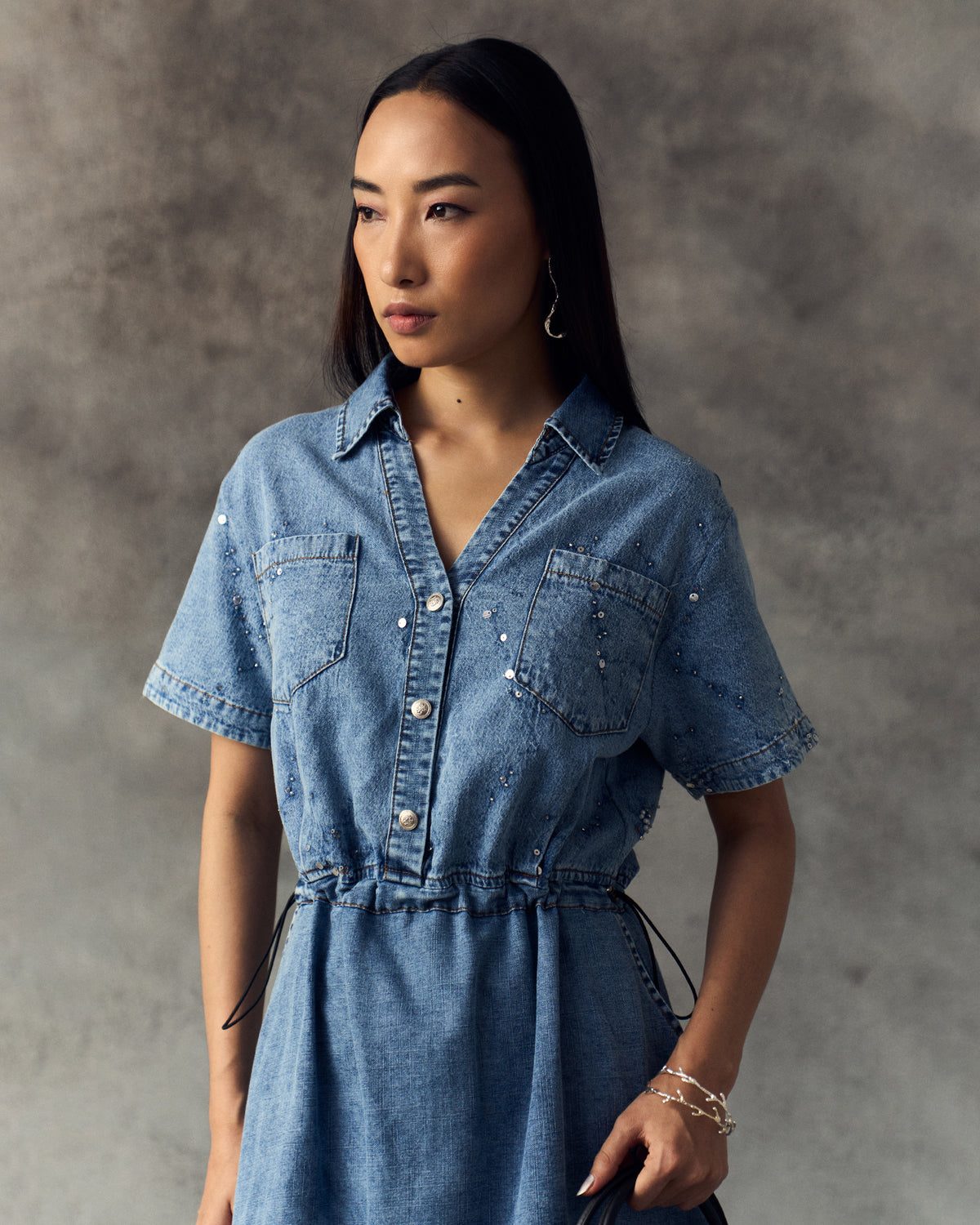 DENIM SHAYN DRESS