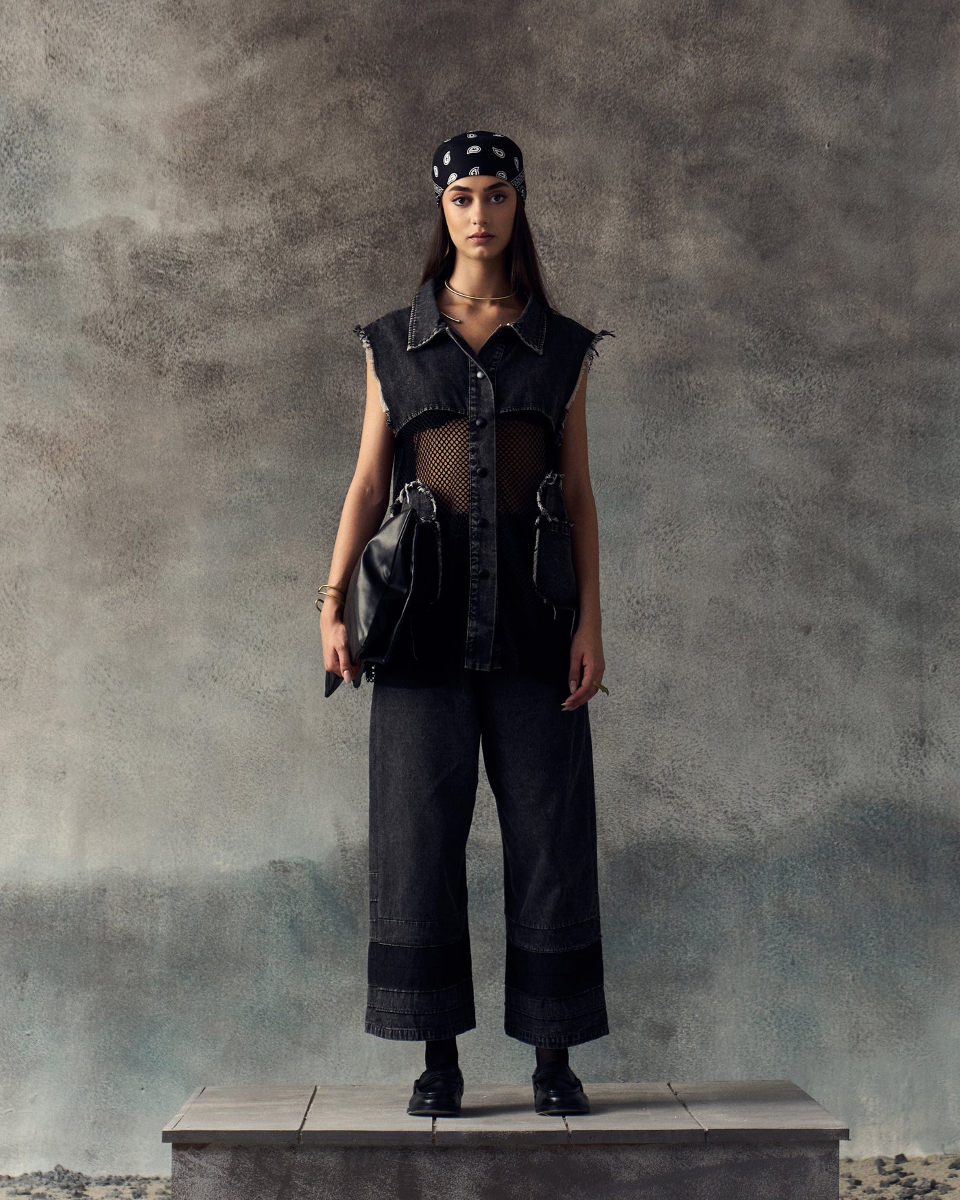 BLACK SORRENTE COORD SET