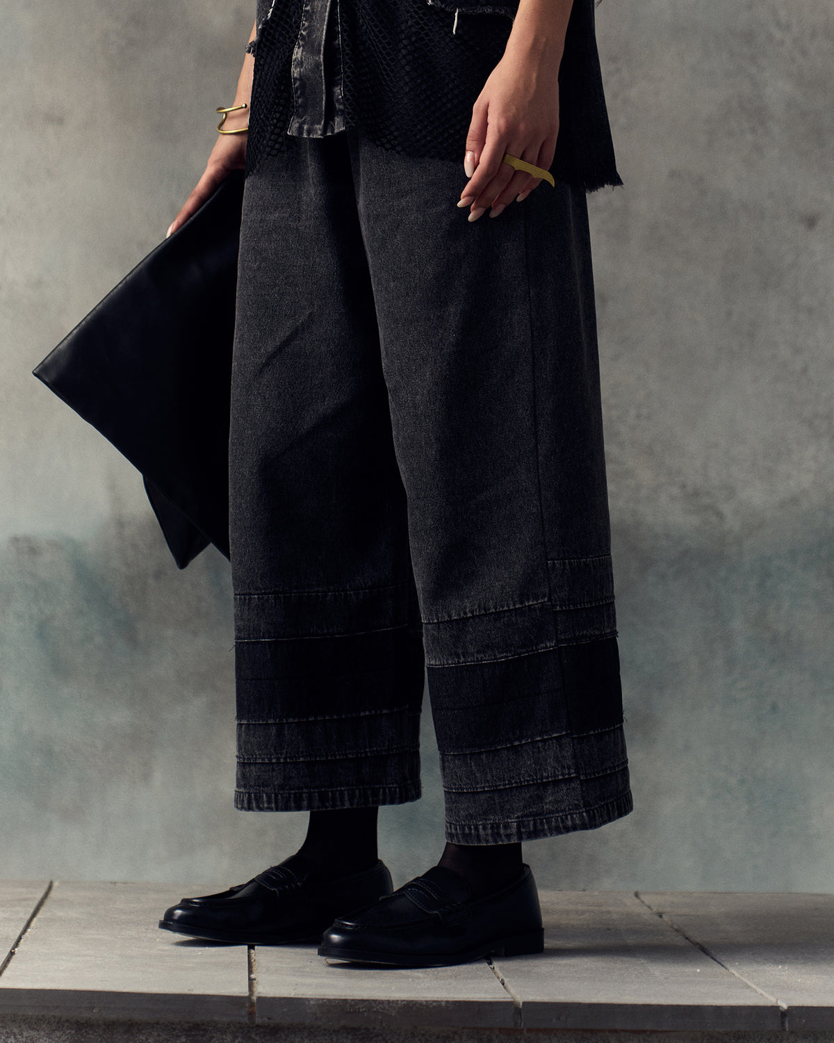 BLACK SORRENTE COORD SET