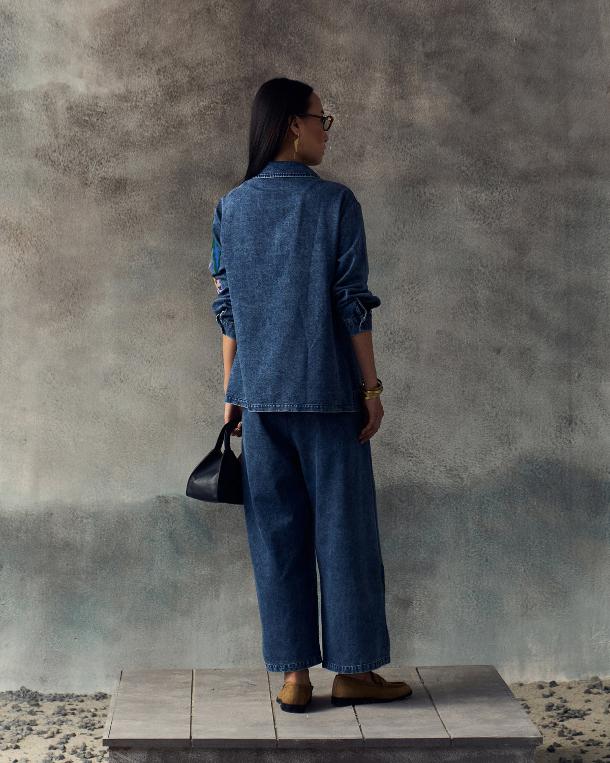 BLUE SELLETI COORD SET