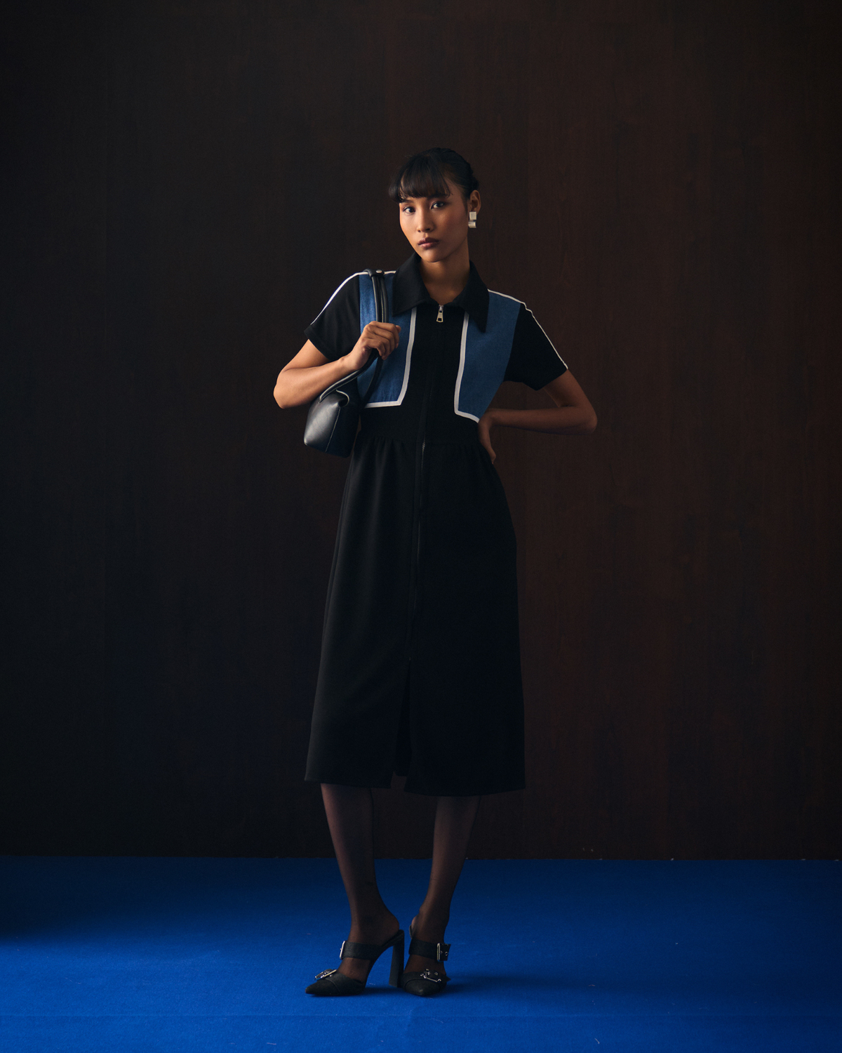 BLACK ALIA DRESS