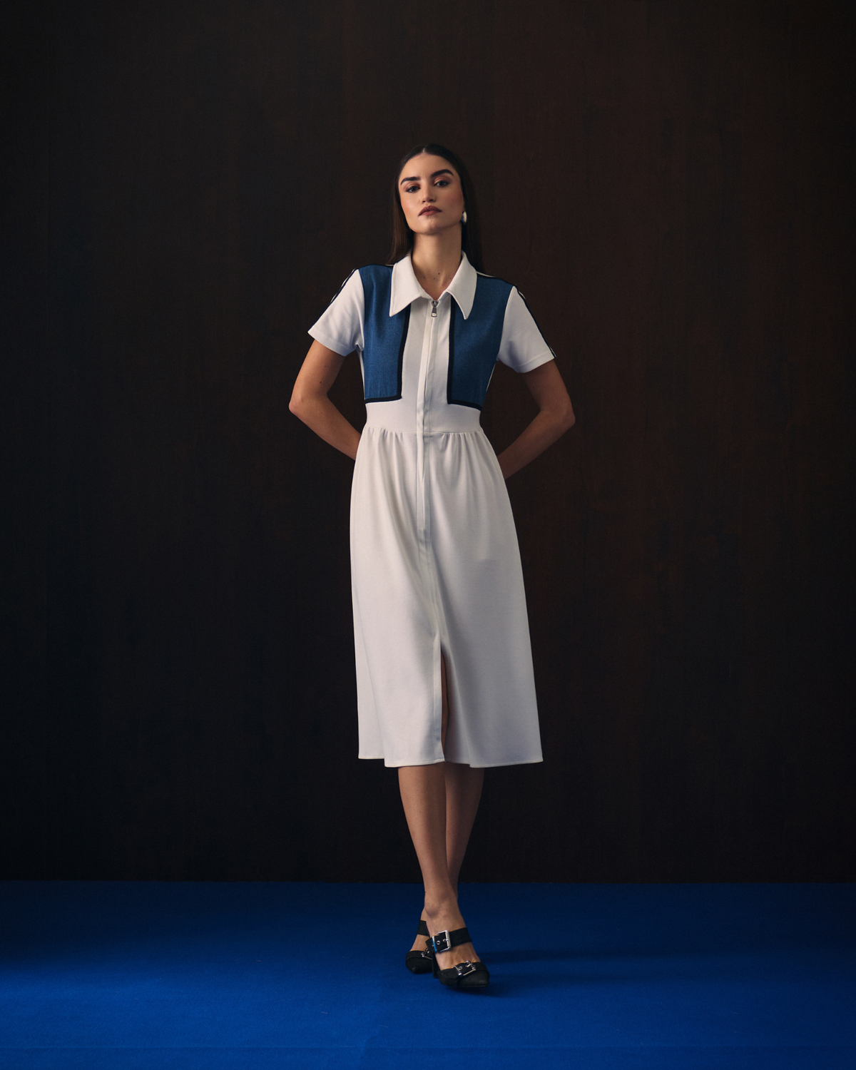 WHITE ALIA DRESS